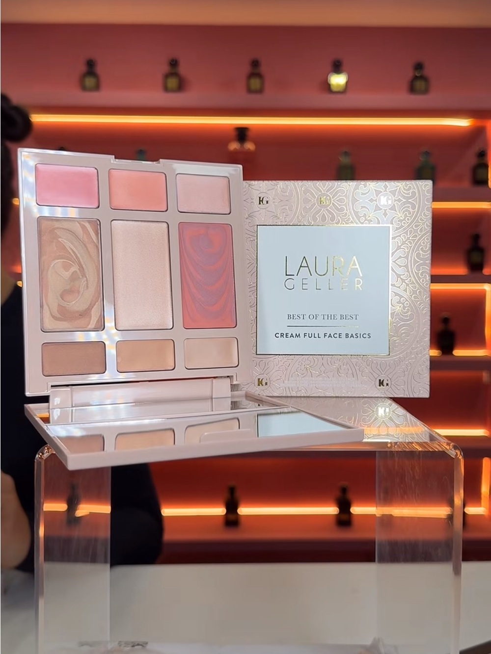 Laura Geller Cream Full Face Palette - Pink, Peach & Neutral Tones NEW IN BOX